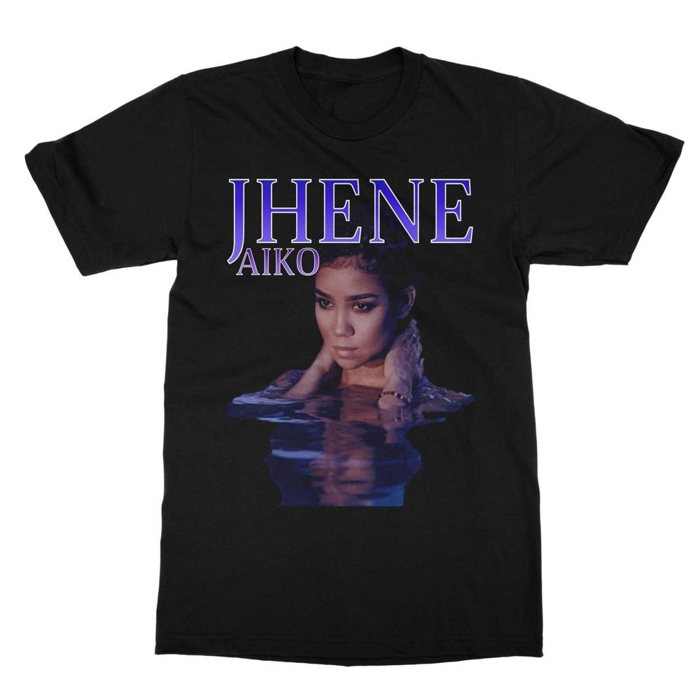 Футболка Jhene Aiko Черная С коротким рукавом Все размеры Футболка Для фанатов S-5XL 1F115 Унисекс Футболка