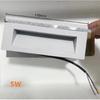 LED IP65 Waterproof Stairs Step Light Outdoor Wall Lamp Corner Garden Street Footlight  Recessed for Porch Yard Balcony 220V