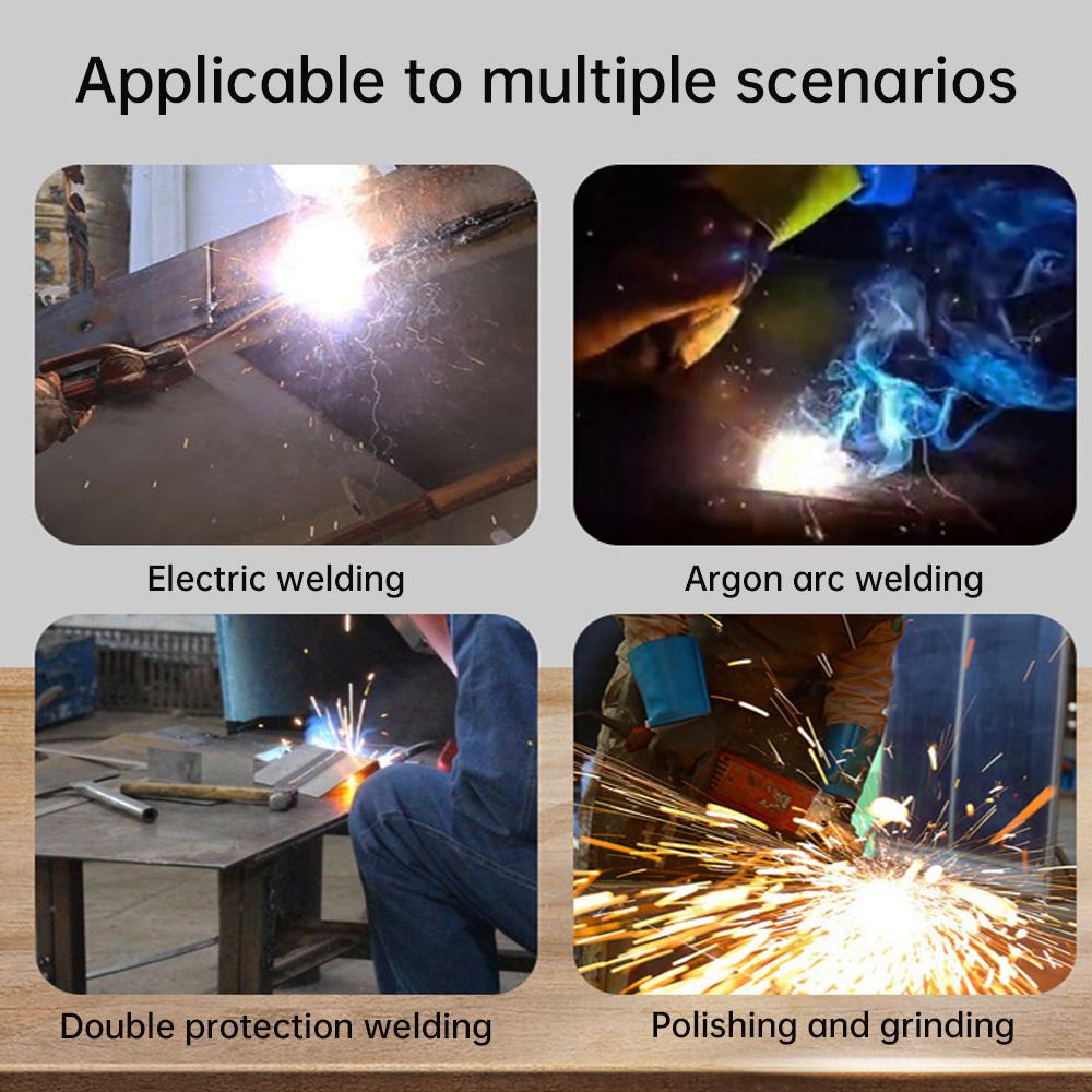 Сварочная маска Сварочный шлем с автоматическим затемнением, работающий на солнечной энергии Автоматическое затемнение Защита от бликов, ударов, брызг, ультрафиолетового и инфракрасного излучения