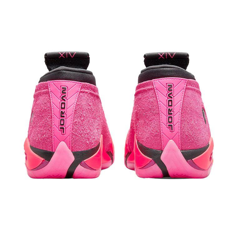 Air Jordan 14 Retro Low Shocking Pink Женские кроссовки Pink-Blast Black Flash-Crimson DH4121-600
