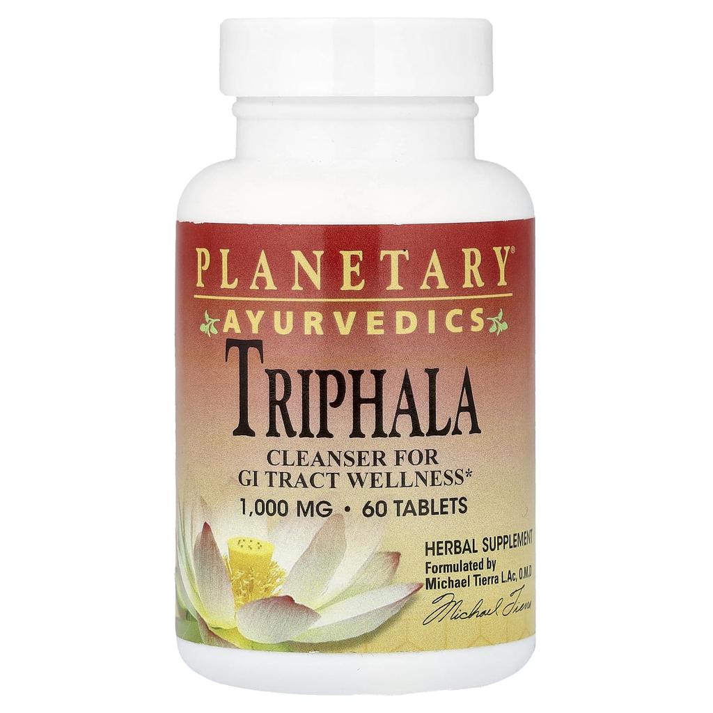 Planetary Herbals, Аюрведический, Трифала, 60 таблеток