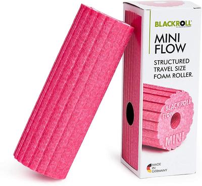 Черный рулон немецкий пенный валик Mini FLOW 20 г 15 см x 6 см (розовый)