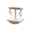 Wooden Rocking Seesaw Wear-resistant Parakeet Teeterboard Parrot Perch Stand  Behavior Training