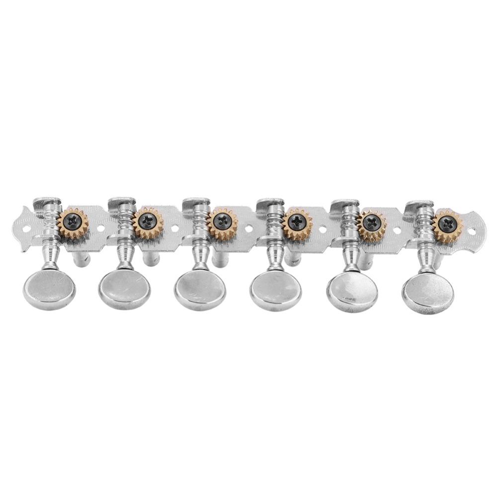 Smooth Tuning Open Tuners Metal 12 String Guitar Parts Precision Machine Heads For Guitar Repair