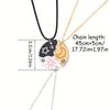 Celestial 3-Piece Pendant Set - Zinc Alloy Sun, Moon & Star - Hypoallergenic - Perfect for BFFs, Daily, and Parties