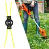 10Pcs Nylon Grass Trimmer Head Blades Replacement Parts Universal Simple Installation Lawn Mowing Cutter Accessory