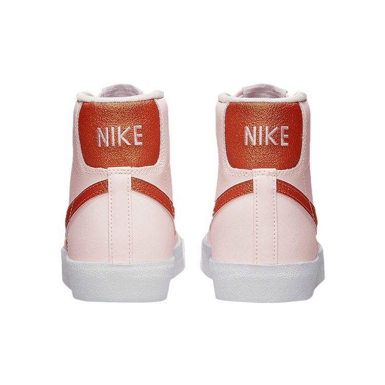 Nike Blazer Mid 77 Essential Pink Metallic Copper Женские кроссовки Светло-мягко-розовые белые DQ7574-600