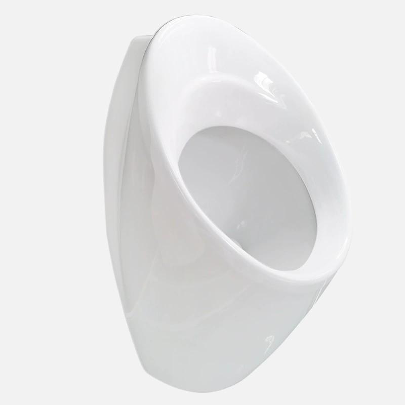 Men's Wall-Mounted Waterless Ceramic Urinal for Home