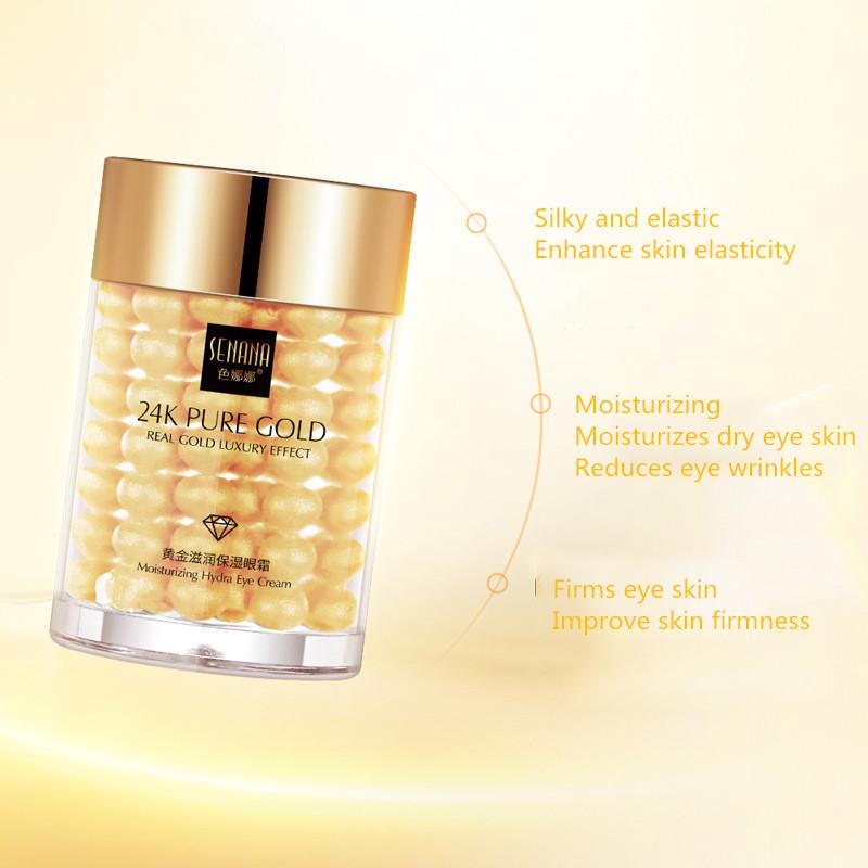 SENANA 24k Gold Увлажняющий крем для глаз от морщинок