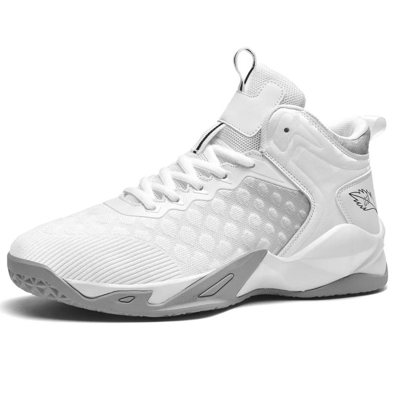 Крутые высококачественные нескользящие баскетбольные кроссовки Tenis Masculino Mens Tennis Мужские кроссовки Sweat-Absorbent Men's Shoes Кроссовки для бега