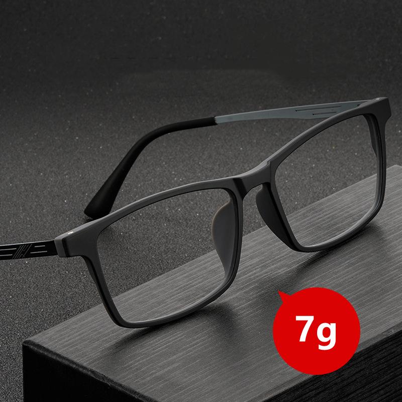 New Men Ultralight Pure Titanium Square Eyeglasses Full Frame Myopia Astigmatism Prescription Optical Comfortable Glasses Frame