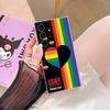 LGBT Rainbow Gay Lesbian Phone Case For Samsung S24 S23 Ultra S22 S20 Plus S21 FE Clear Cases Cover Galaxy S24Ultra S235G Fundas