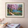 5D DIY Diamond Painting Creek Cross Stitch Kit Mosaic Diamond Embroidery Rose Full Round/Square Drill Home Decoration