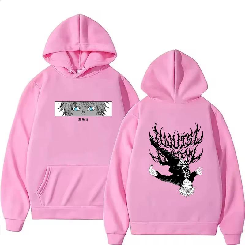 2025 Gojo Jujutsu Kaisen Printed Hoodie Autumn Winter Casual Harajuku Fashion Long Sleeve Sweatshirts Women Men Fleece Pullover