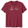 Sailboat Sunset Sailing Travel Unisexs TShirt Ocean Line Art