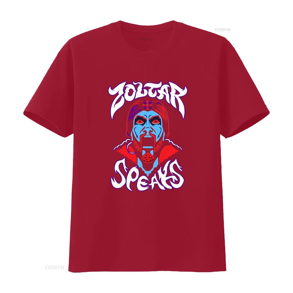 Zoltar Speaks Unisexs T Shirt Retro 80s Classic Movie Design With Tom Hanks Inspired Wish Theme Vintage Homme Graphic