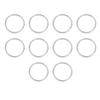 10Pcs 22mm Stainless Steel Key Holder Split Rings Key Ring Keychain Keyfob Accessories