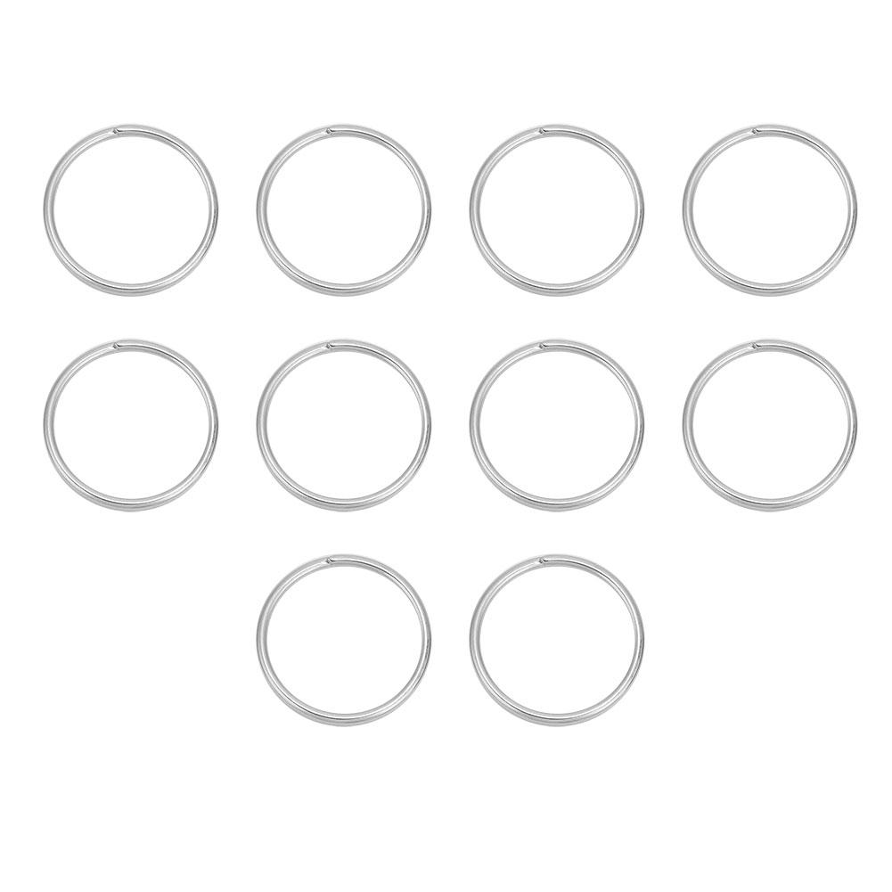 10 шт. 22 мм держатель для ключей из нержавеющей стали разъемные кольца брелок брелок аксессуары