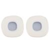 Headphone Ear Pad Protein Leather and Sponge Headset Replacement Ear Pad for Major III White