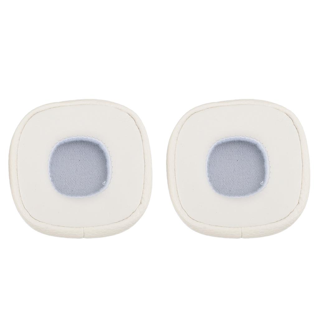 Headphone Ear Pad Protein Leather and Sponge Headset Replacement Ear Pad for Major III White