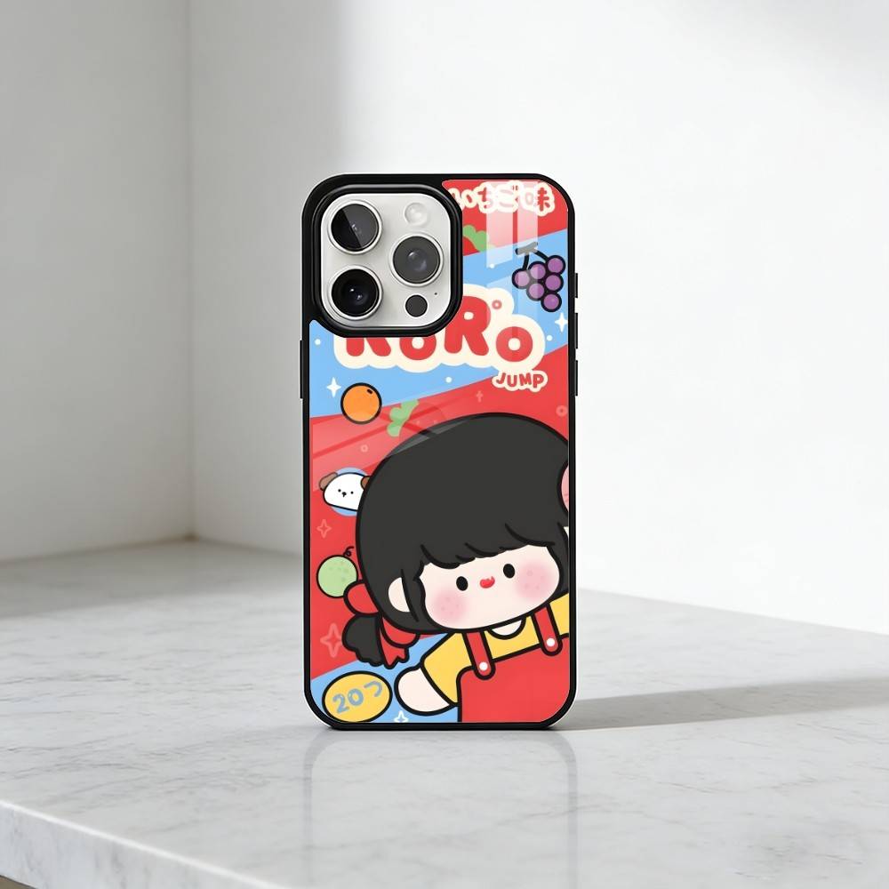 Cute Cartoon ROROjump Phone Case For iPhone17,16,15,14,13 Plus,Pro Max Magnetic For Magsafe Wireless Charging