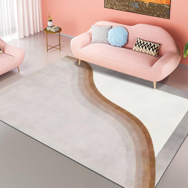 Living Room Nordic Carpet Bedroom Carpet Dirt Resistant Carpet Anti Slip Floor Mat Large-area Floor Mat