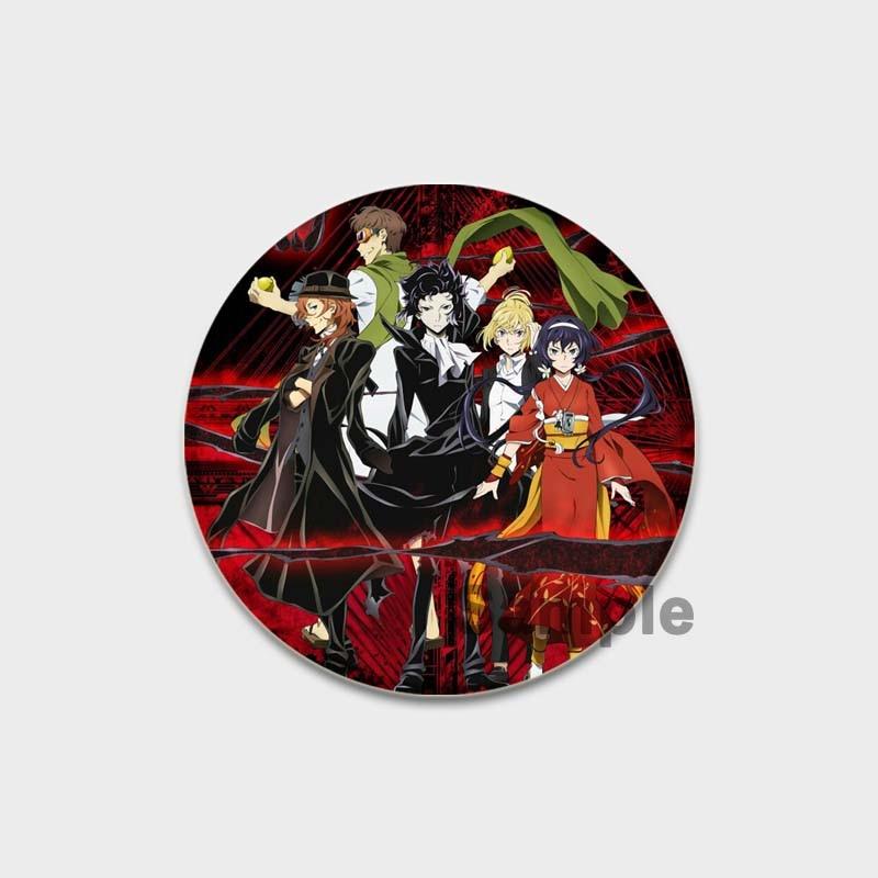 58 мм 58 мм аниме Бунго Бродячие собаки значок для косплея милая брошь Накадзима Ацуши коллекция Дазай Осаму эмалированные булавки для одежды на рюкзак