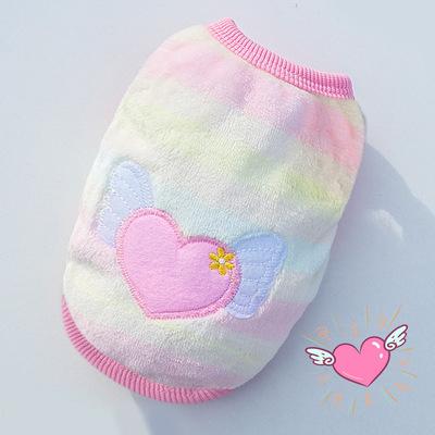 Мягкая флисовая одежда для собак маленьких собак кошек пальто куртки жилет зимняя теплая милая одежда для домашних животных одежда свитер костюм