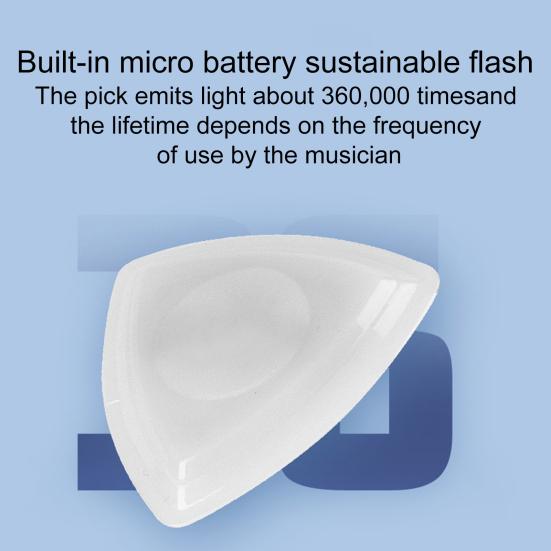 Светящиеся медиаторы LED Light Up Гитарный медиатор Подсвеченный медиатор Аксессуар для акустической электрогитары и бас-гитары
