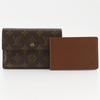 Louis Vuitton Портмоне-треугольник Etui Papier M61202 Коричневый Monogram canvas унисекс Б/у
