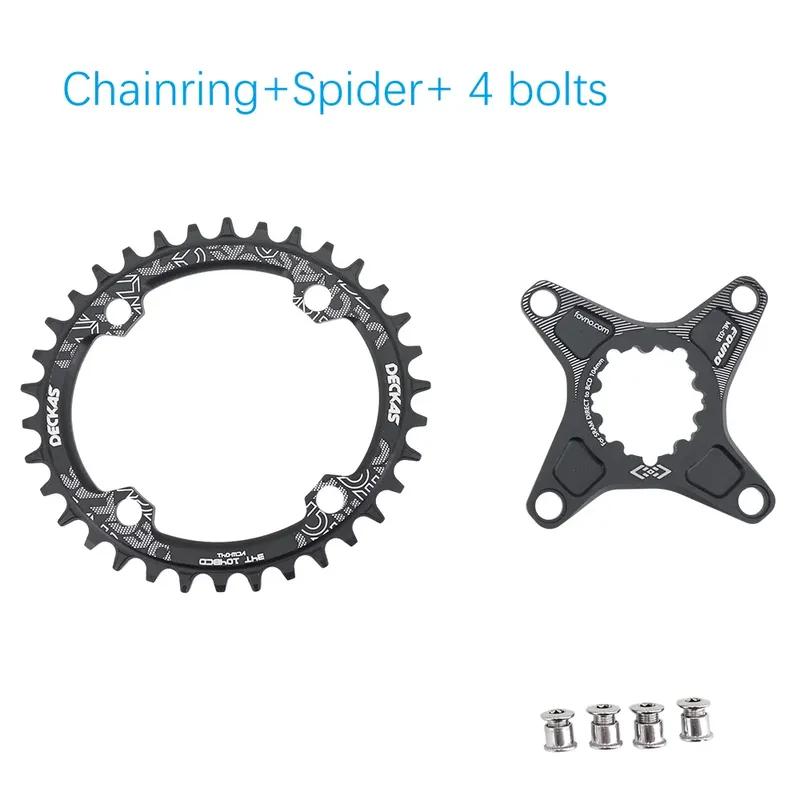 Deckas Oval Chainring 6mm Offset for Sram XX1 Eagle X01 GX X1 X0 X9 for DM 32T 34T 36 38 MTB Road Bike Direct Mount 3 p