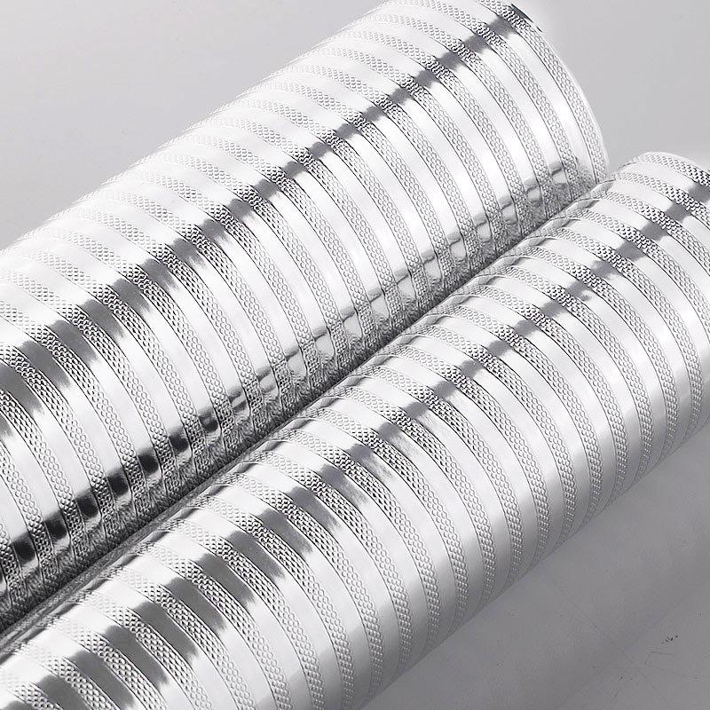 Self-Adhesive Kitchen Aluminum Foil Wallpaper: Oil-Proof, Waterproof, Heat and Moisture Resistant