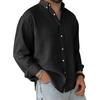Men's Loose Classic Lapel Multi-pocket Industrial Work Shirt Top