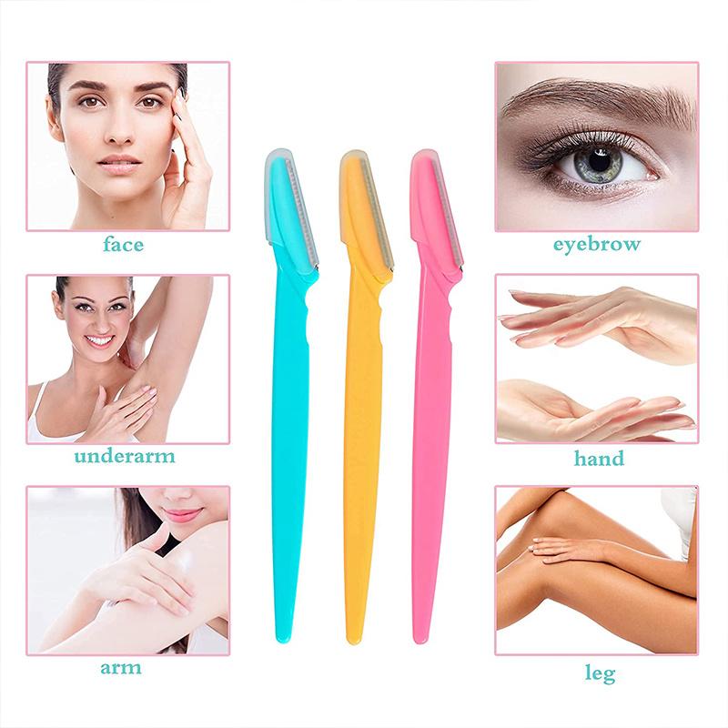 30PCS/Pack Small Professional Trimmer Safe Blade Shaping Knife Eyebrow Blades Face Hair Removal Scraper Shaver Makeup Beauty Tools