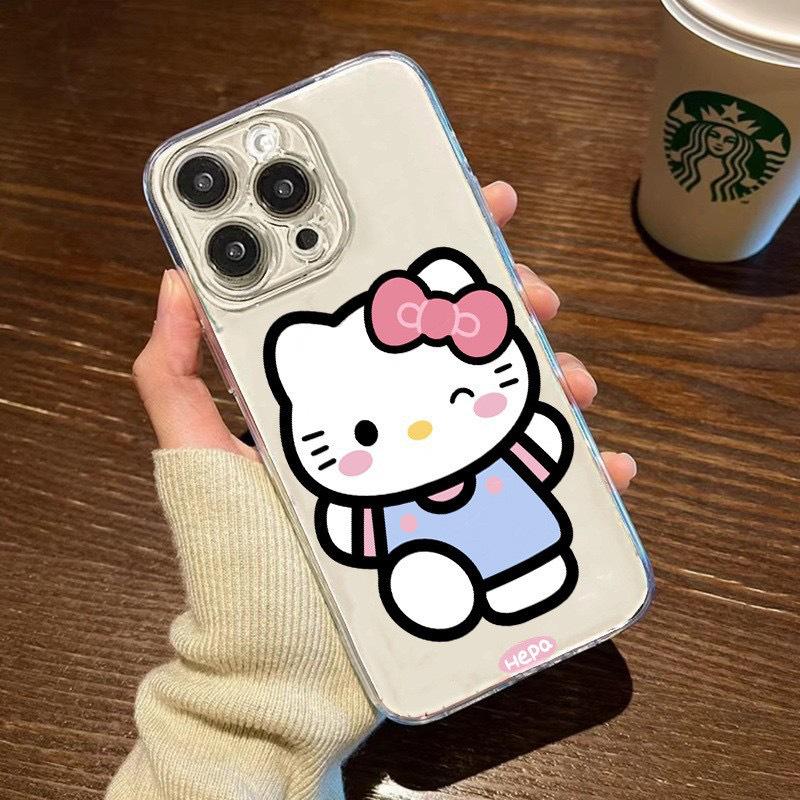 Прогулочный чехол Hello Kitty для Apple iPhone 15 Pro Max/16 Plus/14 Pro/13X