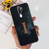 For Oppo A9 (2020) A5 (2020) Case Fashion Letter Soft Silicone TPU Cover For Oppo A9 A5 2020 Transparent Shockproof Phone Bumper