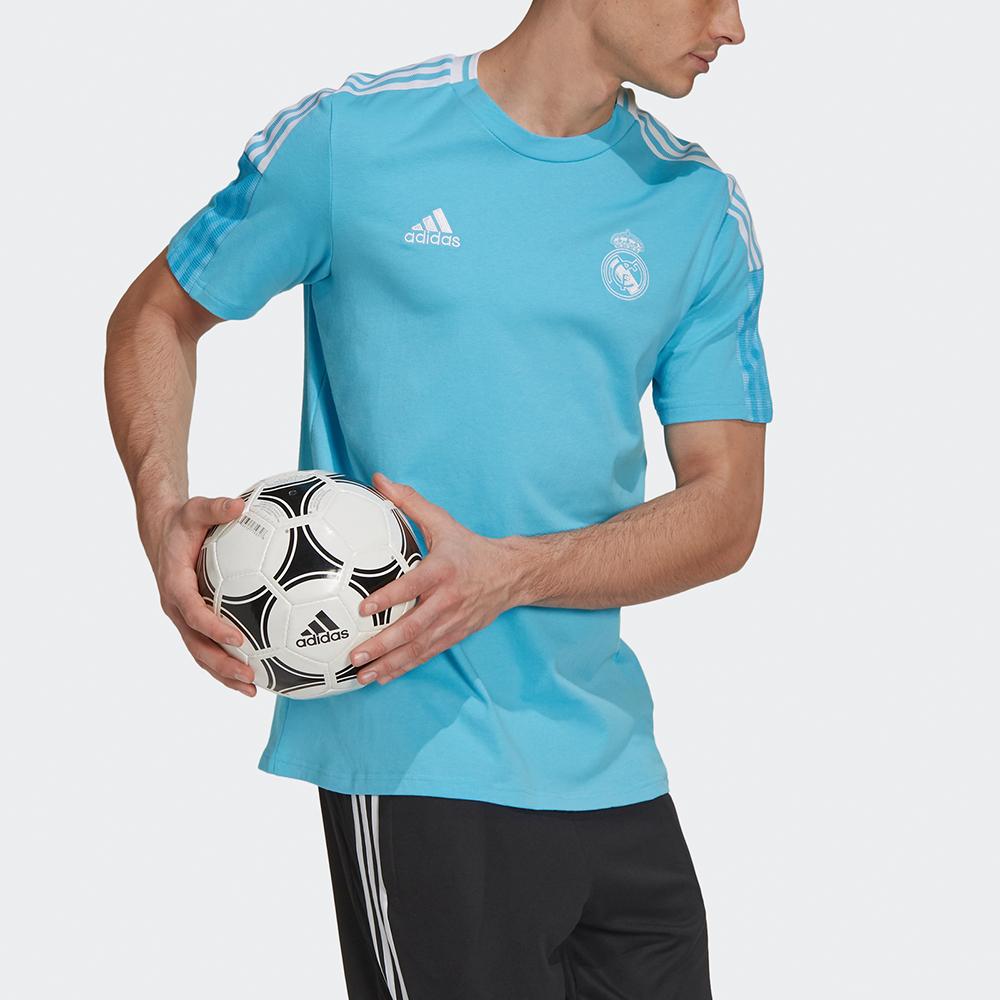 adidas Мужская футбольная футболка светло-аквамаринового цвета GL0051
