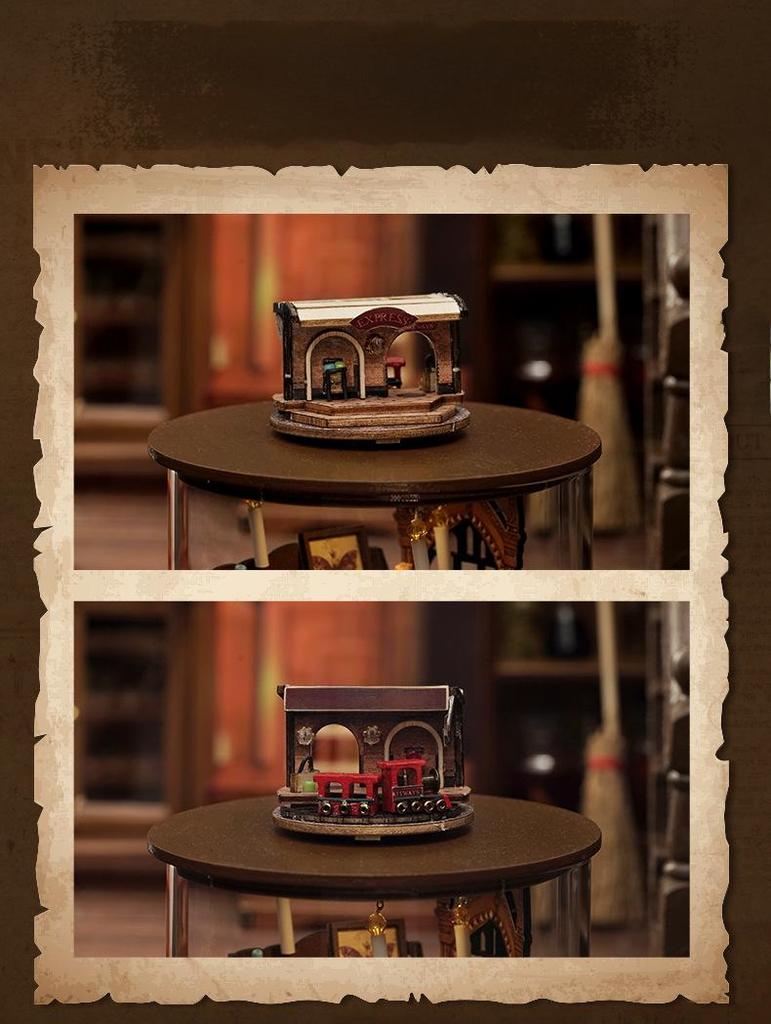 Zhiquwu Круглая Бутылка Мечты DIY Кукольный домик 3D Пазл Модель - Сделанная вручную Креативная Игрушка Подарок