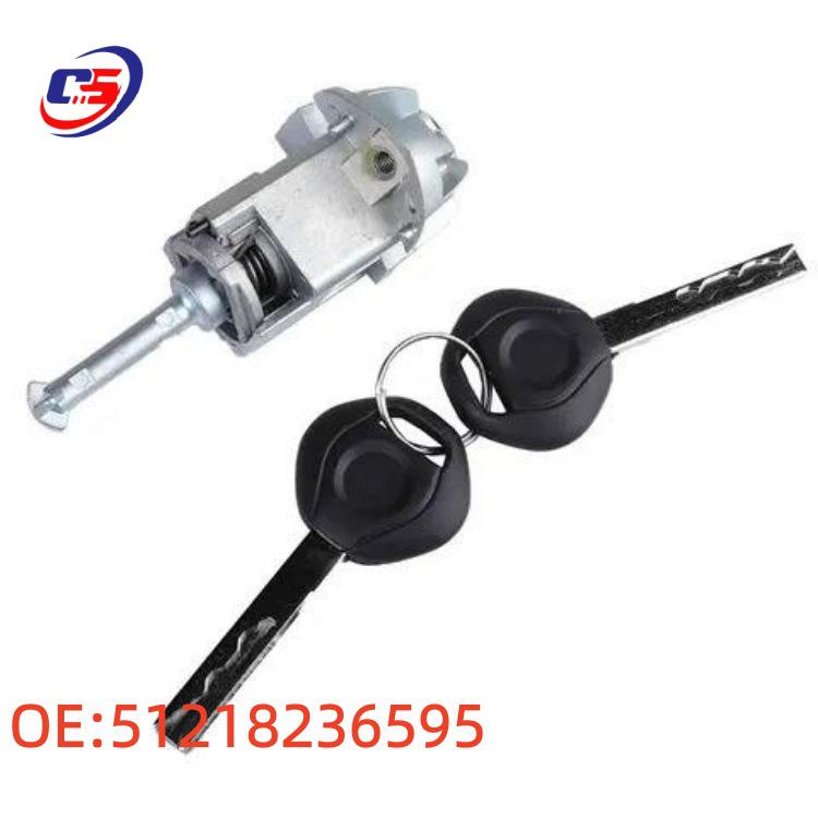 Bmw e46 (2003-2005) Комплект цилиндров замка двери с ключами - Номер детали 51218236595