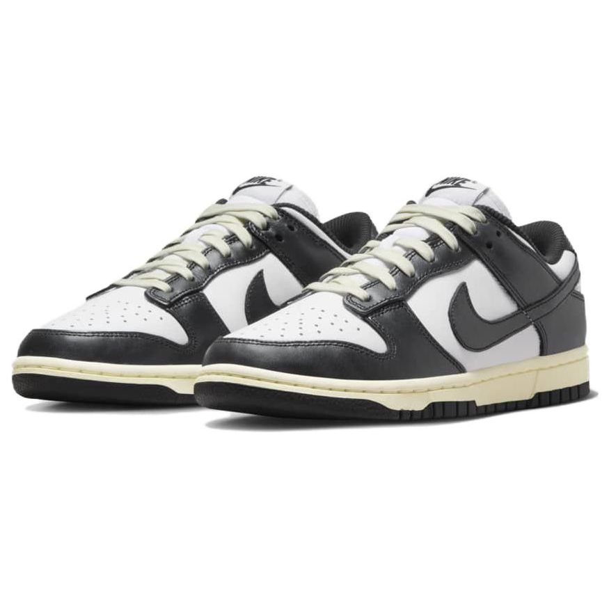 Nike Dunk Low Винтаж Панда Белый Кокосовое Молоко Черный Унисекс Обувь FQ8899-100