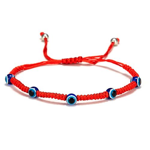 Lucky Blue Evil Eye Charms Bracelet Handmade Black Red String Thread Rope Couple Bracelet 2020 Lucky Jewelry For Women Men Gifts