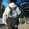 Letter Print Schoolbag Men's Large Capacity Backpack Student Travel Backpack