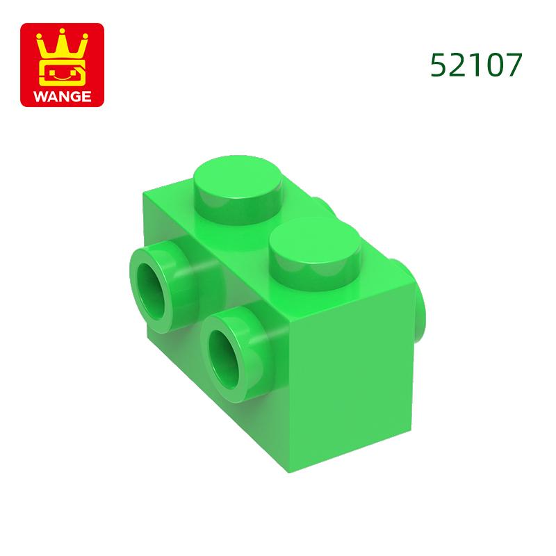 Нетоксичный 108 шт./лот 52107 Отверстие 2 отверстия Блок Moc Цветные Аксессуары Совместимые с Кирпичом DIY Детская Образовательная Игрушка Конструктор
