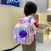 Cartoon Adorable Kindergarten Backpack Trendy Color Block Large Capacity Design