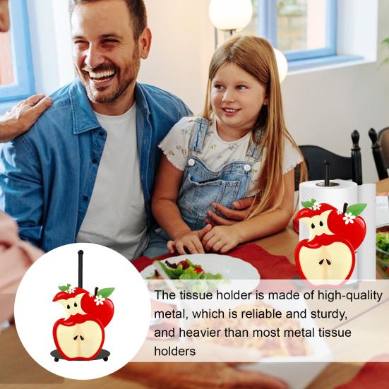 Держатель для бумажных полотенец, стойка для салфеток с утяжеленным основанием, простая установка, держатель для рулонной бумаги
