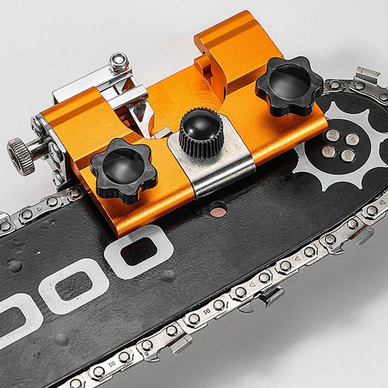 Портативный шаблон для заточки цепи бензопилы, ручная точилка для цепи из алюминиевого сплава, для всех видов бензопил/электропил