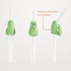 Water Cup Accessories Children's Silicone Suction Portable Cartoon Straw New Baby Buckle Straw
