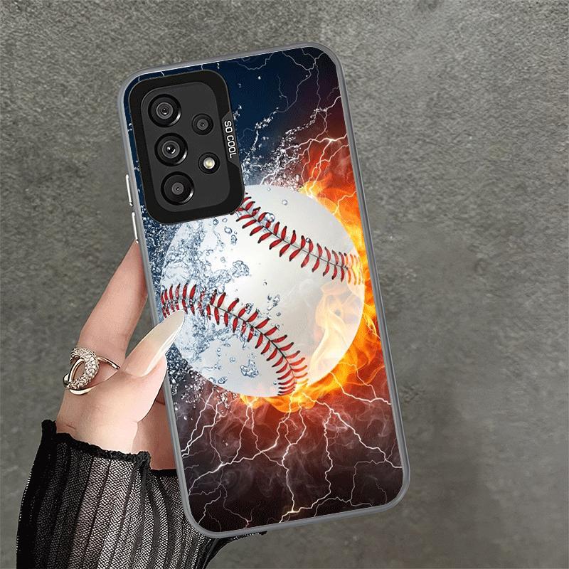 Baseball Sport Soft Phone Case for Samsung A17 A16 A15 A14 A13 A57 A56 A55 A54 A53 A37 A36 A35 A34 A33 A26 A25 A24 A23 A52