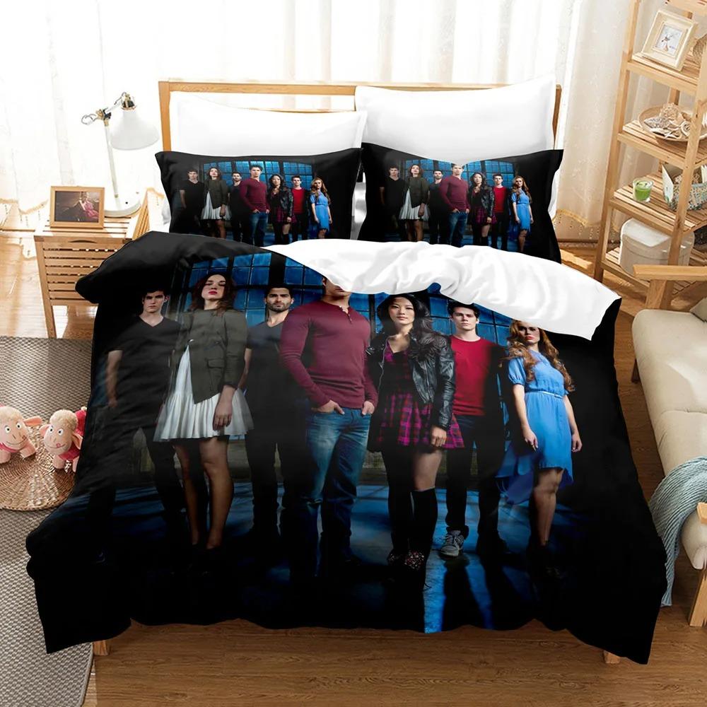 Teen Wolf Bedding Collection Single Duvet Cover Double Size With Bed Linen Queen King For Adults Room Decor Populoar American Tv Show
