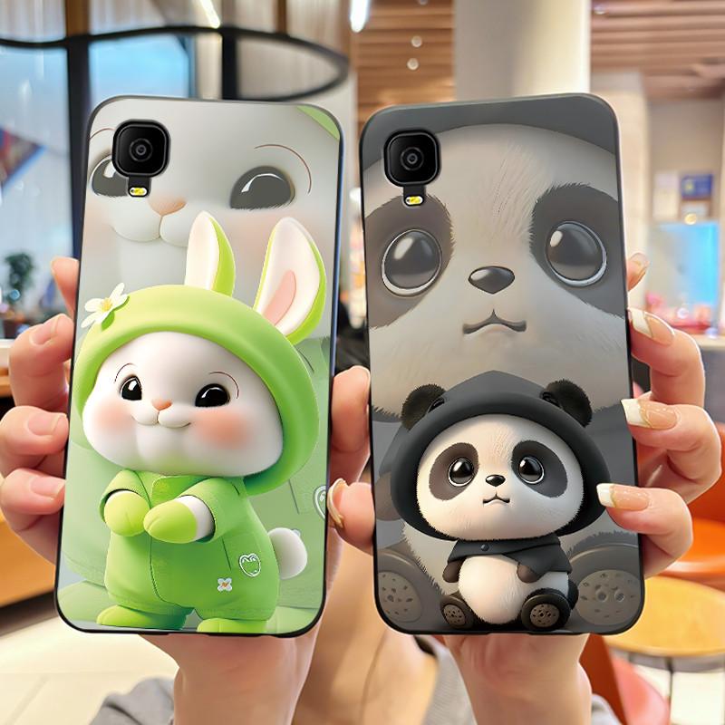Casing For TCL A30/TCL A3 (A509DL) Shockproof Protective Cover New Designed Love Moon Pattern Soft Silicone Black Case